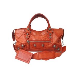 BALENCIAGA The Giant Part Time Editors Bag Red